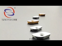 การนำเข้าทดแทนผ่านซีรีย์แทรกเม็ดมีดทังสเตนคาร์ไบด์ความแม่นยำสูงที่มีความแข็งแรงสูง