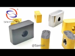 เบรกเกอร์ชิปเหล็กหล่อแบบหล่อและหลอมแทรกทังสเตนคาร์ไบด์ 90.4 HRA ISO14001