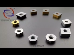 การนำเข้าทดแทนผ่านซีรีย์แทรกเม็ดมีดทังสเตนคาร์ไบด์ความแม่นยำสูงที่มีความแข็งแรงสูง