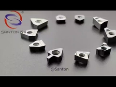 เม็ดมีดกัดอัตราป้อนสูงกลึงหยาบ 90.4 HRA การประมวลผลรูลึก