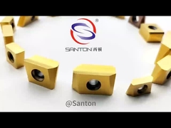 P25 เม็ดมีดกัดแบบจัดทำดัชนีได้ ISO9001 เม็ดมีดกัดคาร์ไบด์สีเทาดำสีม่วง