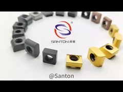 ความแข็งสีแดงที่ดี K25 เพลาข้อเหวี่ยงมิลลิ่งซีเมนต์คาร์ไบด์แทรก 92HRA