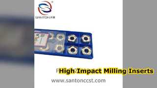 เม็ดมีดกัด W Co Ti แรงกระแทกสูง PNGG120530