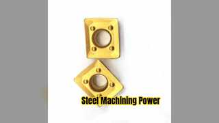 เม็ดมีดคาร์ไบด์เคลือบ CrTiAIN สำหรับเหล็ก