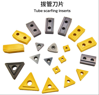 ซื้อ Various Types High-performance CVD/PVD Coated Cemented Carbide Inserts For Tube Scraping Needs online manufacture