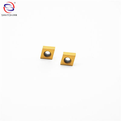 ซื้อ เม็ดมีดคาร์ไบด์แบบเปลี่ยนได้ YG8 91.5 HRA เหล็กกล้าแมงกานีสสูง เคลือบ CVD online manufacture